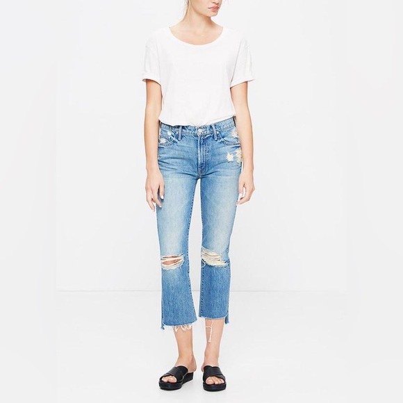 Mother insider crop step fray Hijacking the Runway - Picture 2 of 3